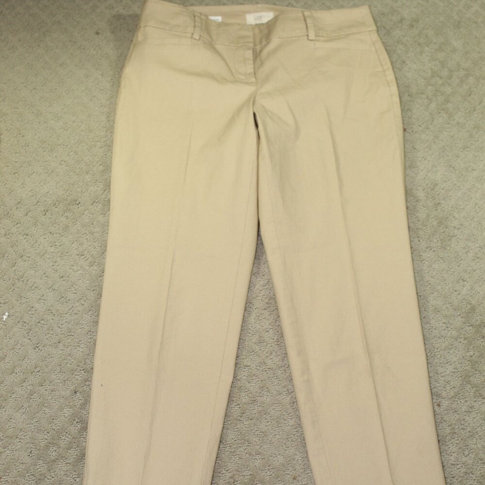 Women's Loft Pants - 4 - Original Ankle Pant Beige Khaki